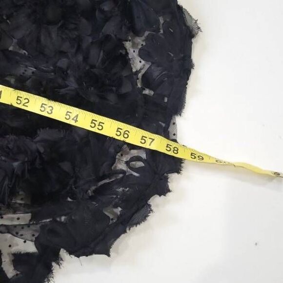 For Love and Lemons Astrid Festival Maxi Dress Black NWT- Size Medium - Picture 8 of 13